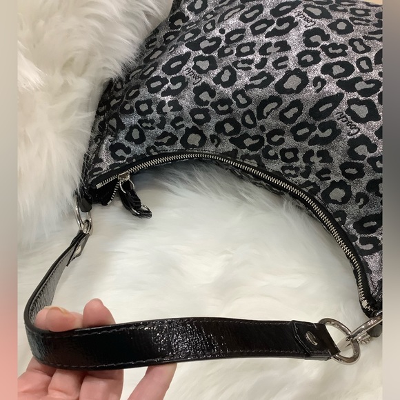 LIKE NEW Coach Ocelot Leopard Shoulder/Hobo Bag Purse - Picture 5 of 13